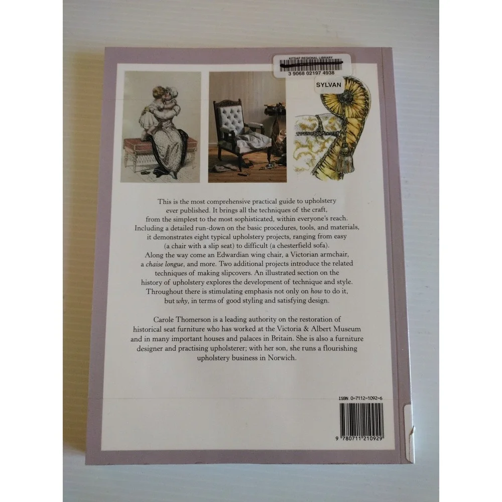 The Complete Upholsterer by Carole‎ Thomerson (1996, Trade Paperback) Furniture